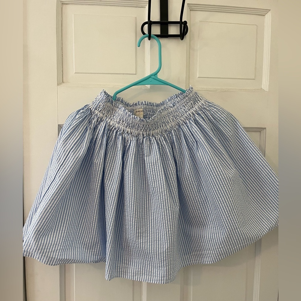 Girls Crew cuts seersucker Skirt
